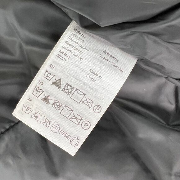 New WESC Bomber Jacket Warm Grey Flannel Unisex Men L / Women XL MSRP  $225 - Picture 10 of 10